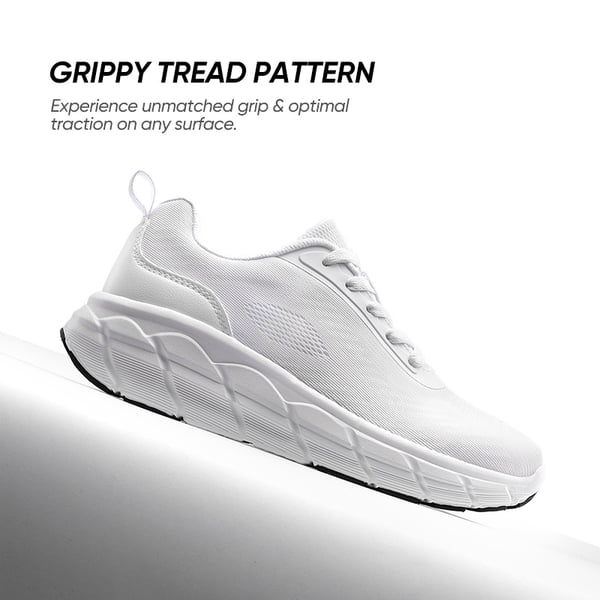 [ActiveHarmony] Women's Non-Slip Mesh Walking Sneakers - WHITE - 2